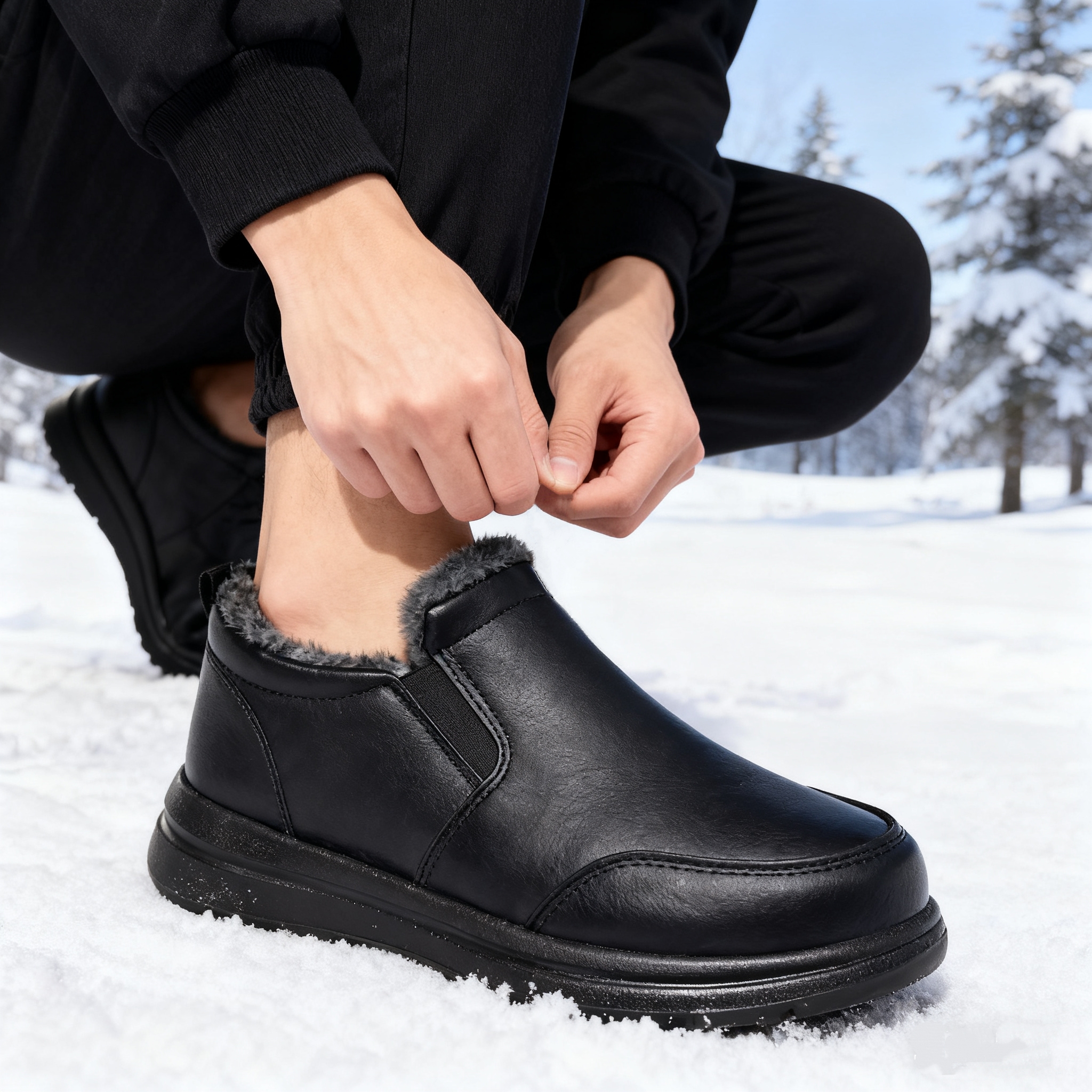 Herren-Winterstiefel mit Kunst – Waterproof Winter Boot Bewertung und Preis