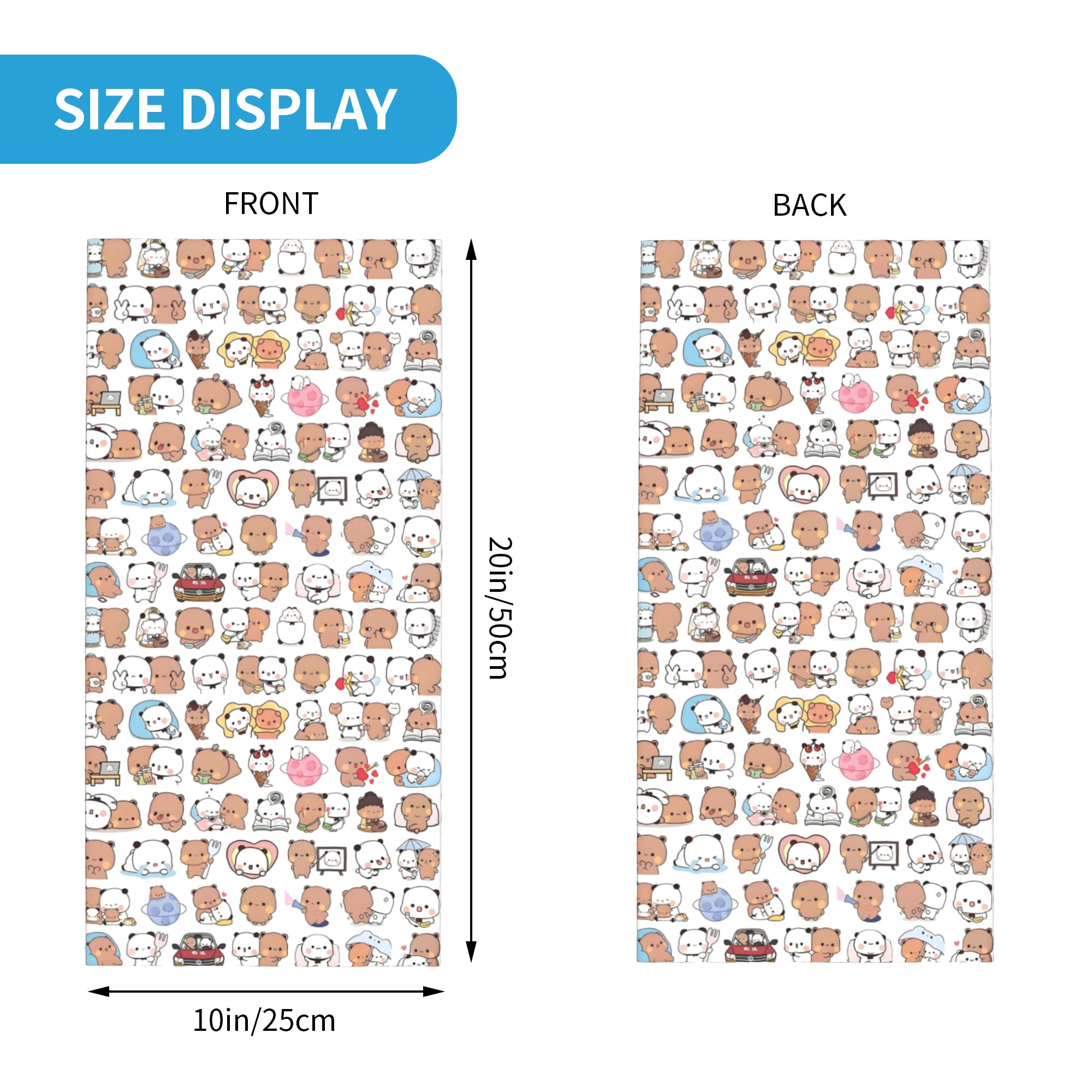 Benutzerdefinierte Bär Cartoon – Neck Gaiter Fleece Bewertung und Preis