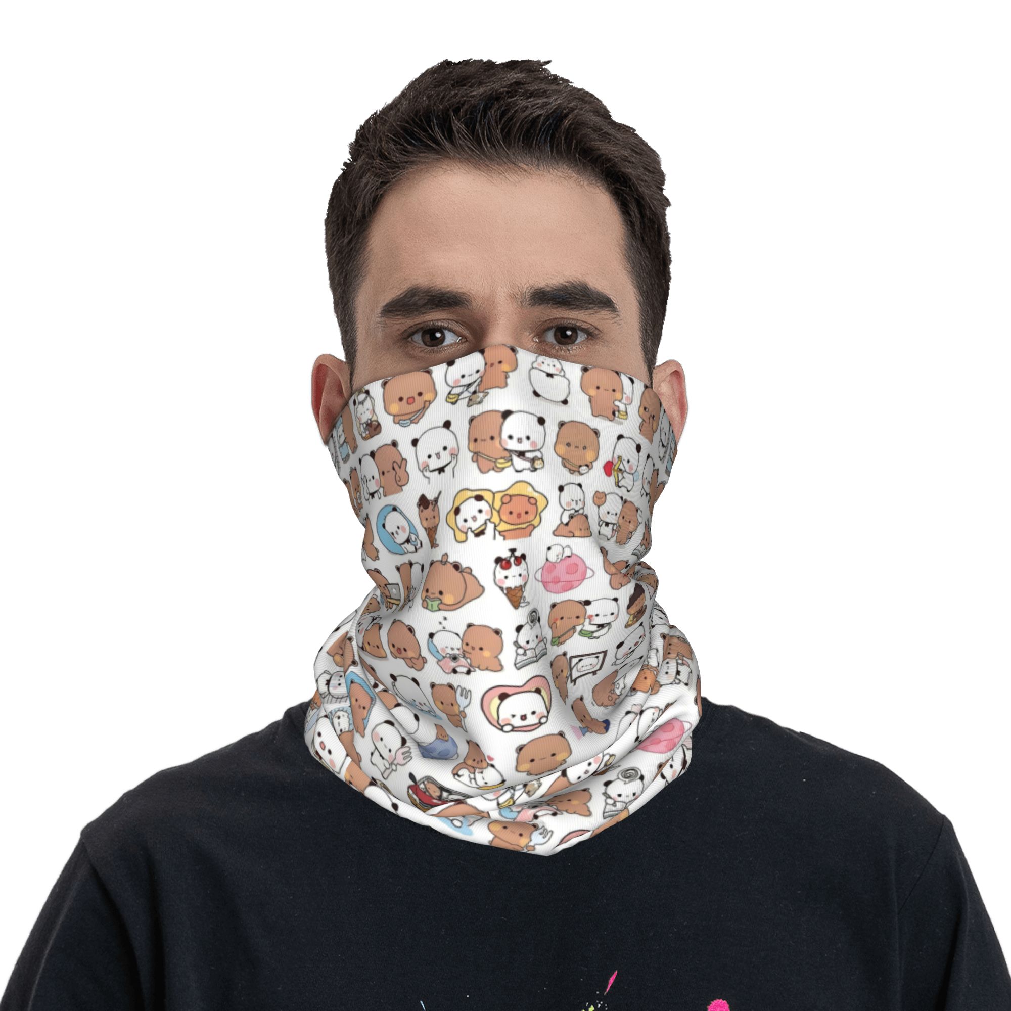 Benutzerdefinierte Bär Cartoon – Neck Gaiter Fleece Bewertung und Preis