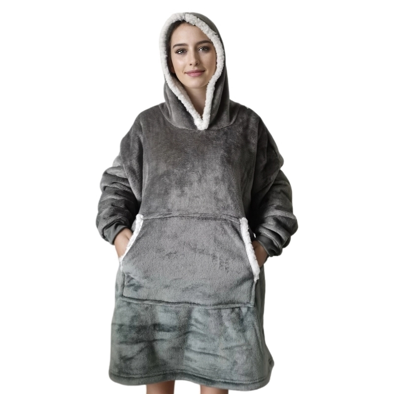 Tragbare Erwachsene Super Weic – Sherpa Hoodie Fleece Bewertung und Preis