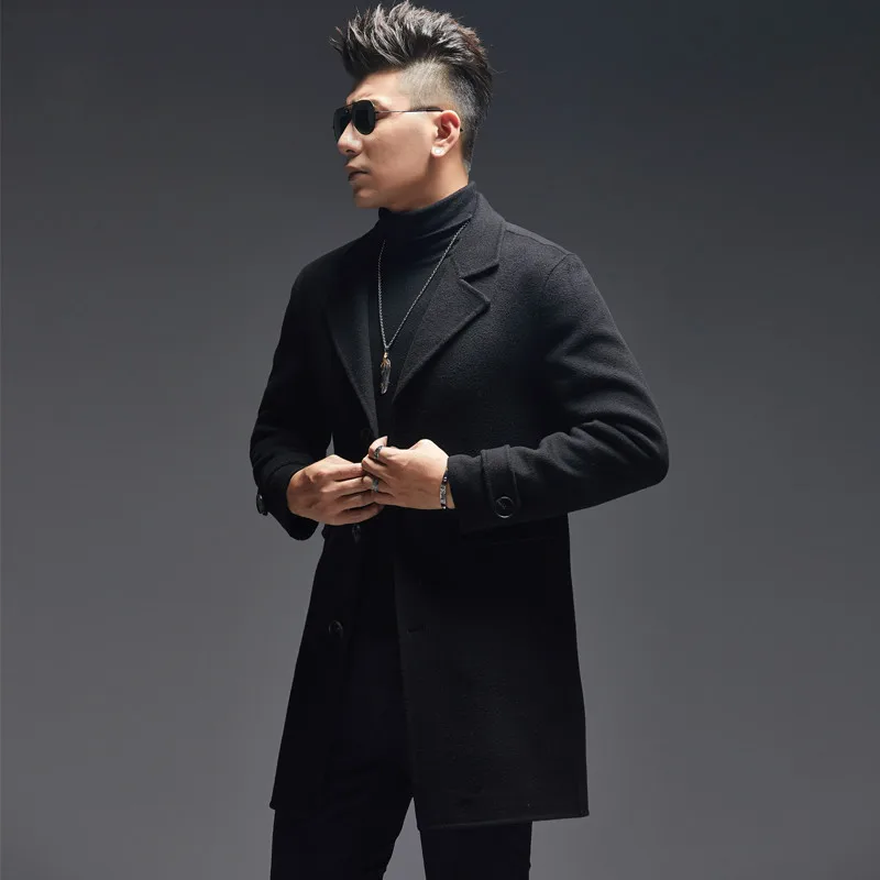 AYUNSUE 100% Wolle Mantel Männ – Wool Coat Peacoat Bewertung und Preis