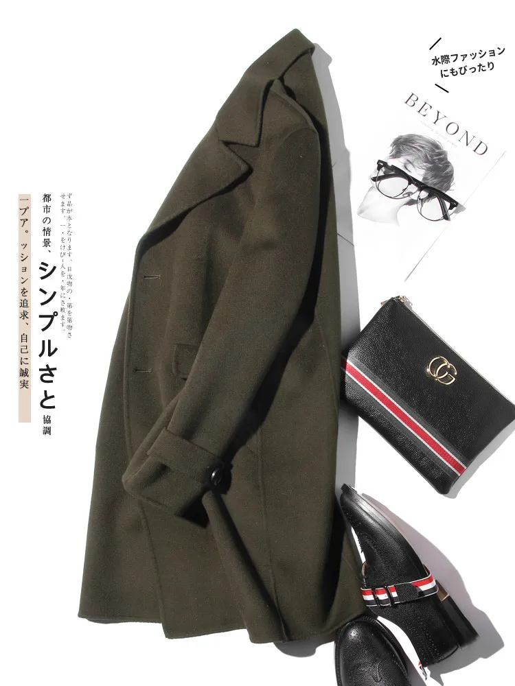 AYUNSUE 100% Wolle Mantel Männ – Wool Coat Peacoat Bewertung und Preis