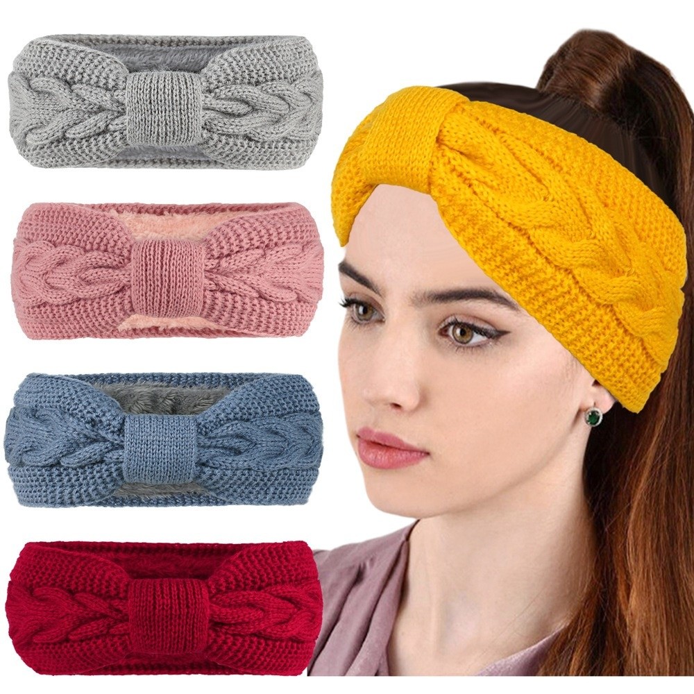 Winter Gestrickte Frauen Stirn – Winter Headband Fleece Bewertung und Preis