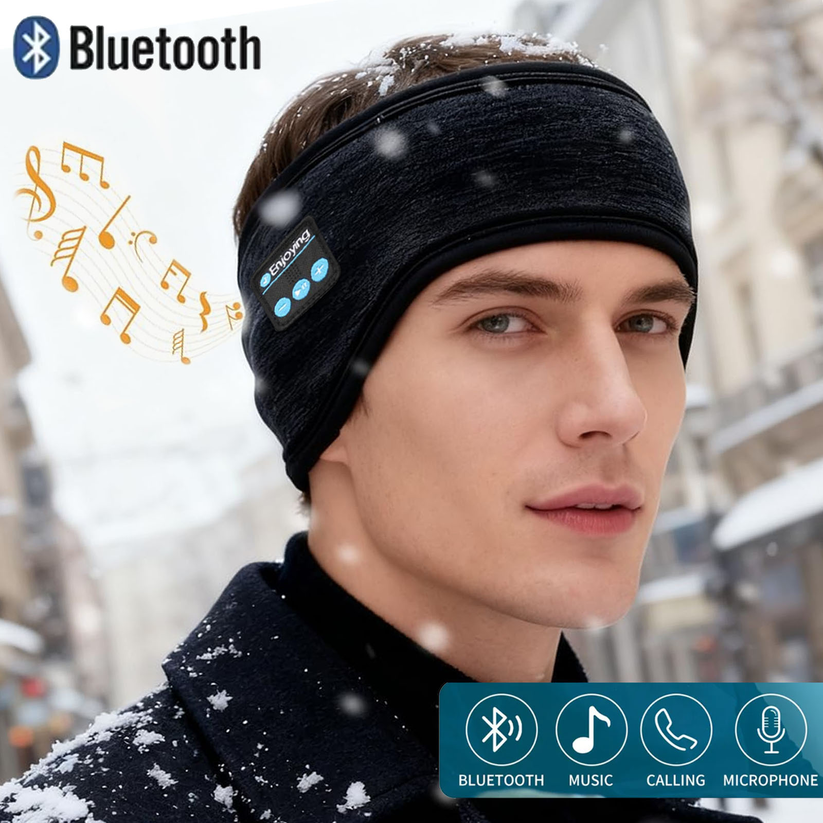 Drahtlose Bluetooth-Kopfhörer, – Winter Headband Fleece Bewertung und Preis