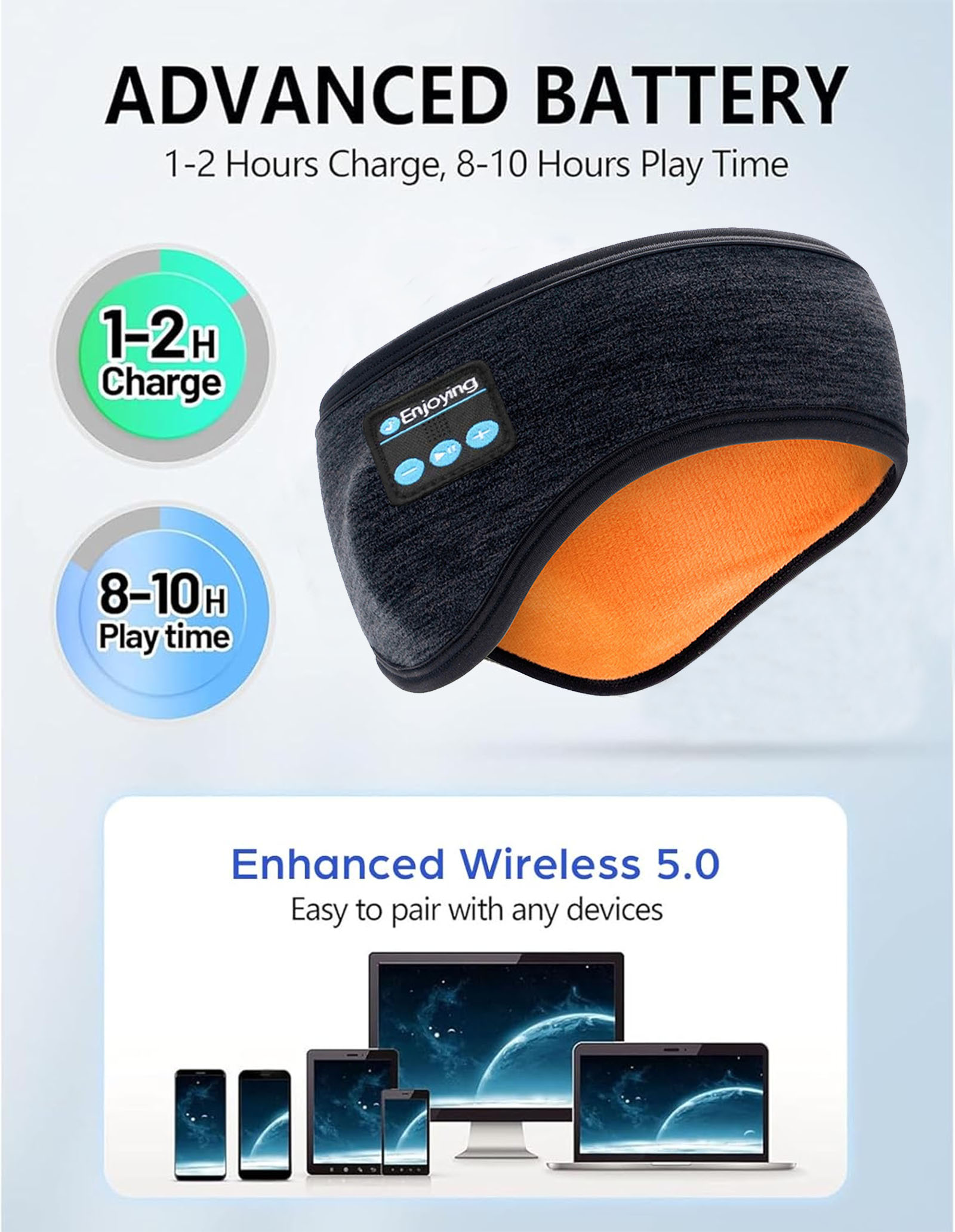 Drahtlose Bluetooth-Kopfhörer, – Winter Headband Fleece Bewertung und Preis