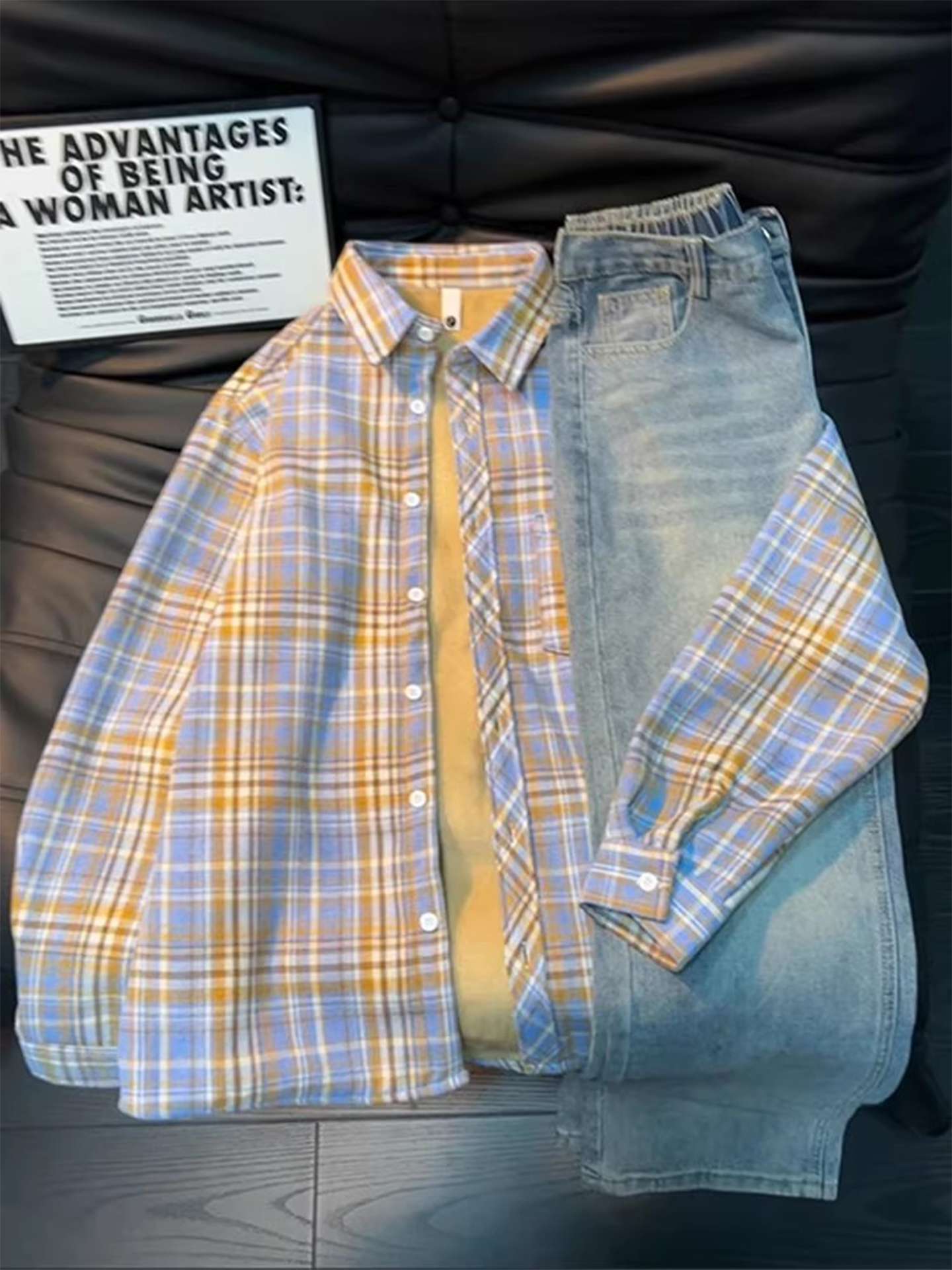 Herren Vintage Kariertes Flane – Flannel Shirt Lined Bewertung und Preis