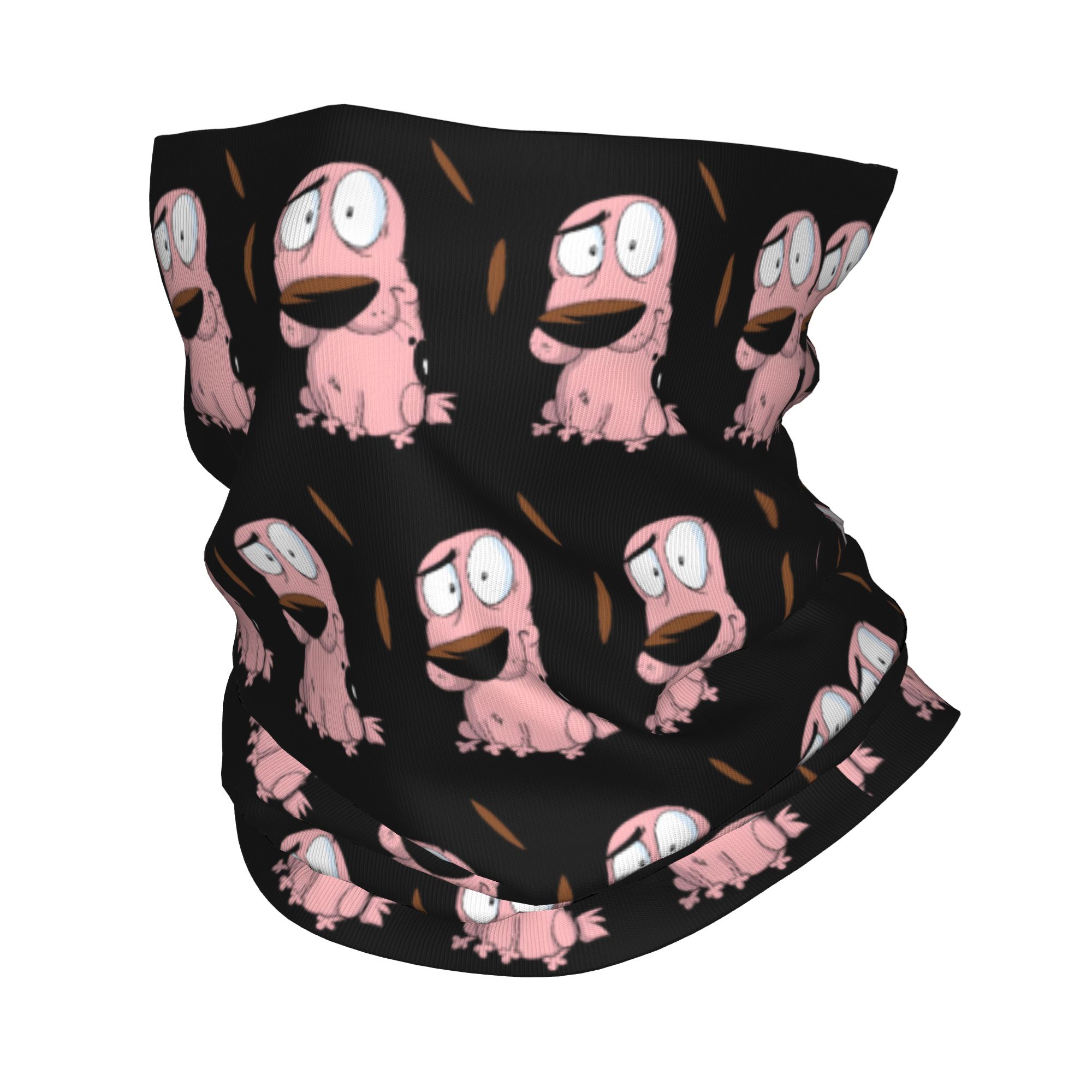 Individuelles Cartoon Courage  – Neck Gaiter Fleece Bewertung und Preis
