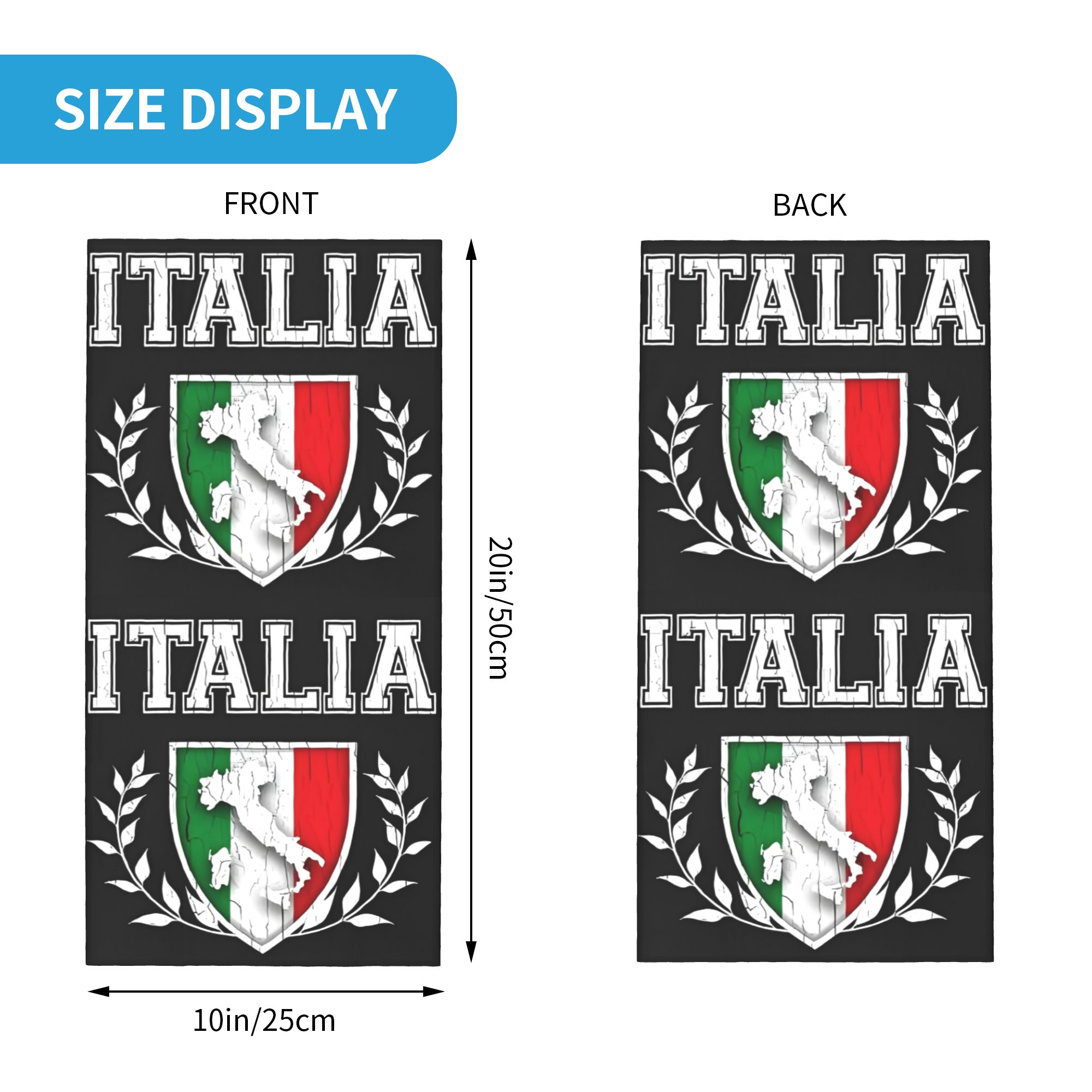 Benutzerdefinierte Italien Fla – Neck Gaiter Fleece Bewertung und Preis