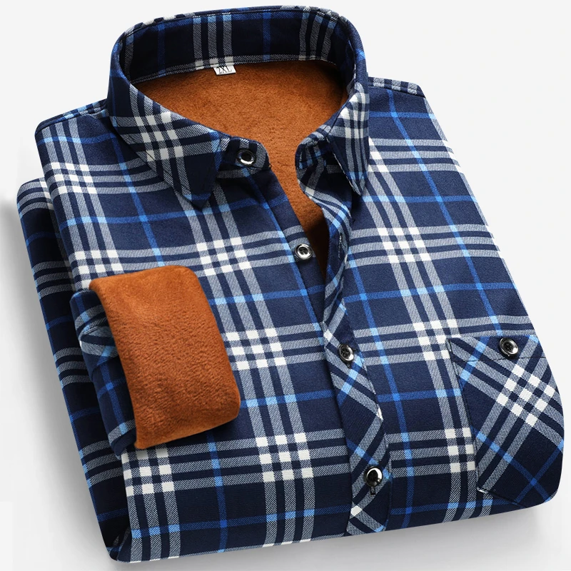 Herbst und Winter Herren-Langa – Flannel Shirt Lined Bewertung und Preis
