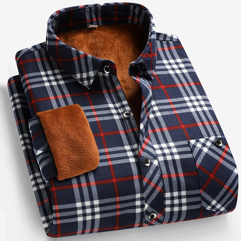 Herbst und Winter Herren-Langa – Flannel Shirt Lined Bewertung und Preis
