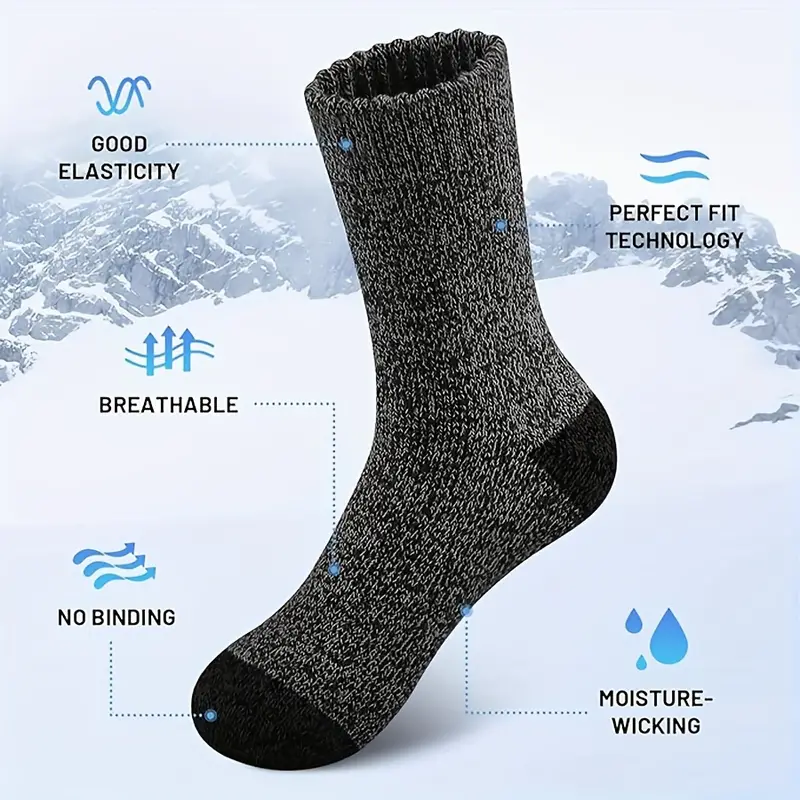 5 Paar Socken aus Merinowolle  – Thermal Sock Wool Bewertung und Preis