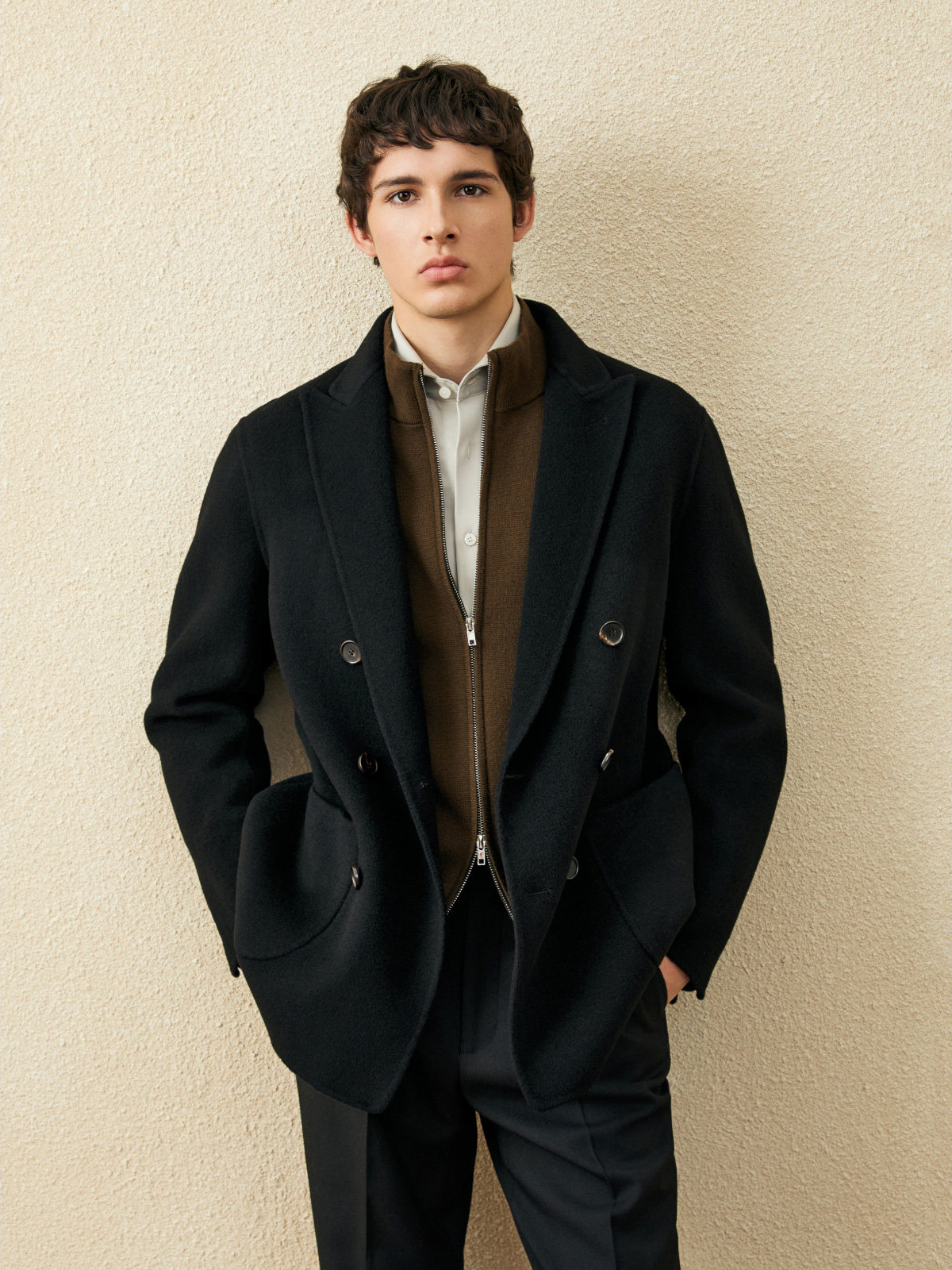 Kurzmantel aus 100 % Wolle für – Wool Coat Peacoat Bewertung und Preis