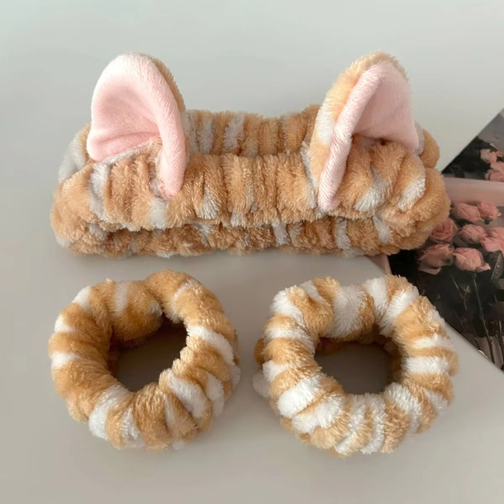 3 teile/satz Leopardenmuster N – Winter Headband Fleece Bewertung und Preis
