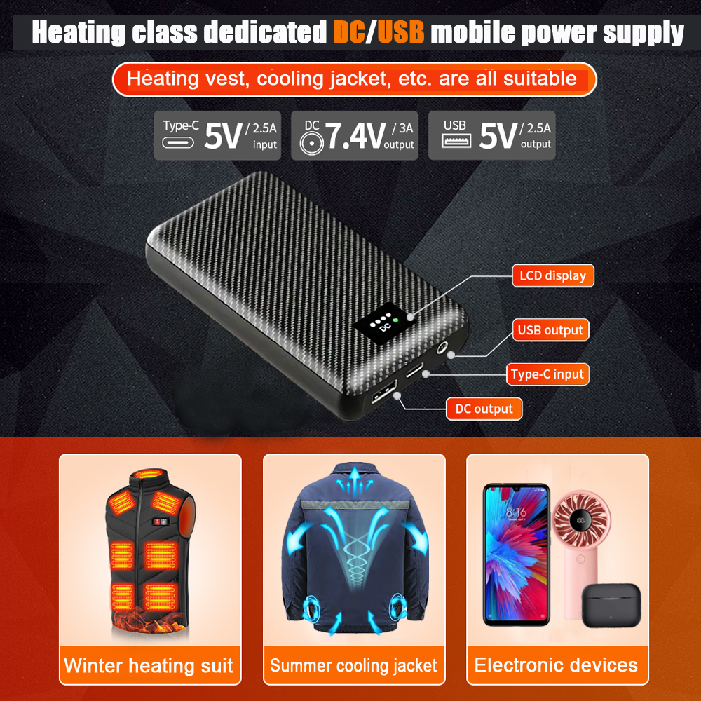 Ranwomen 30000/40000 mAh Power – Heated Vest Battery Bewertung und Preis