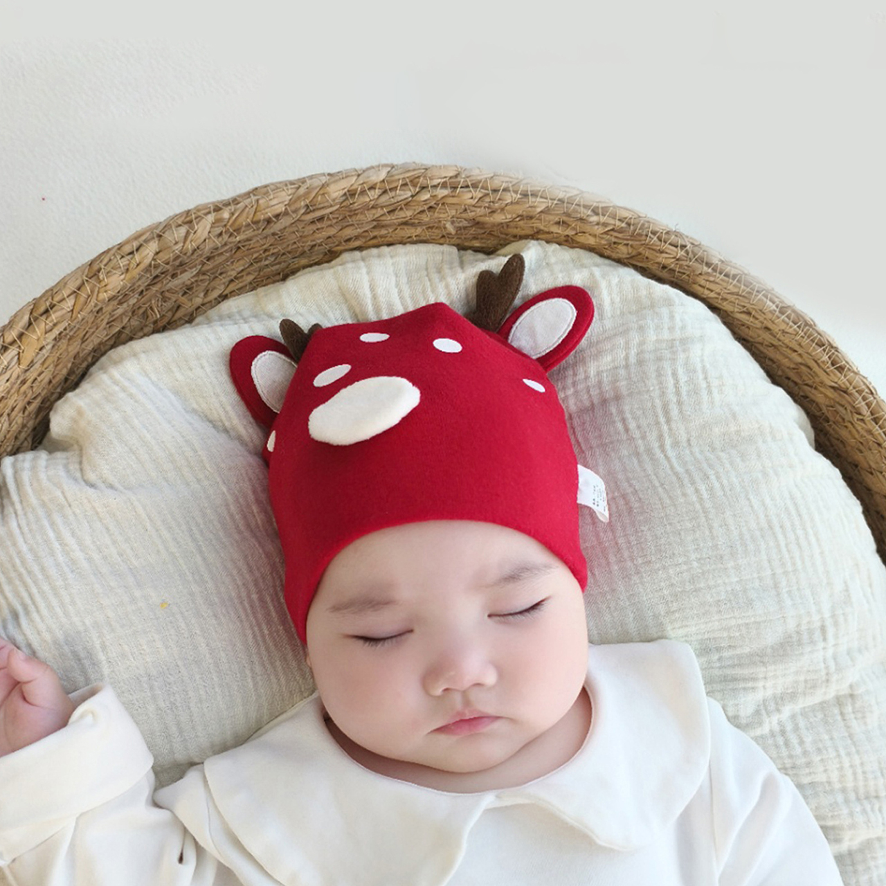 Niedliche kleine Reh-Baby-Mütz – Knit Beanie Hat Warm Bewertung und Preis