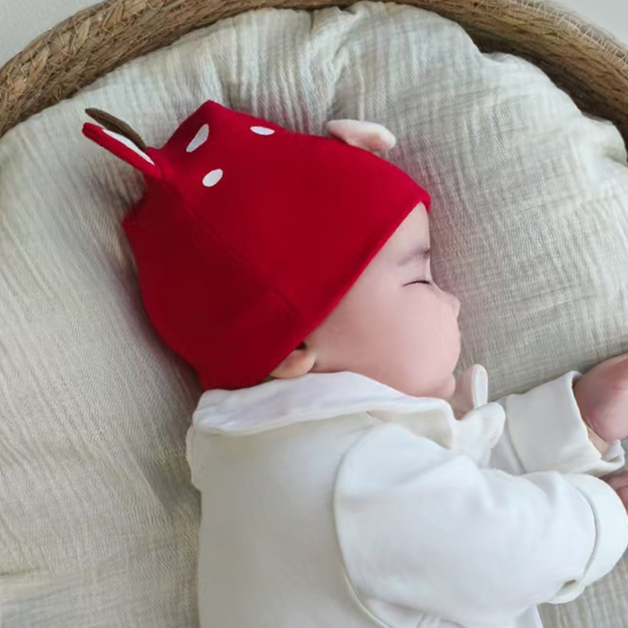 Niedliche kleine Reh-Baby-Mütz – Knit Beanie Hat Warm Bewertung und Preis