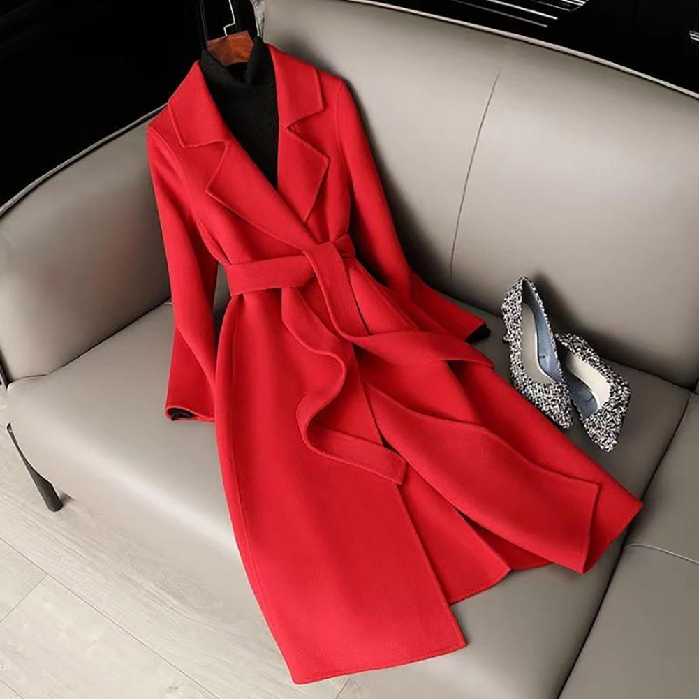 Damen Wollmantel Langer Woll-P – Wool Coat Peacoat Bewertung und Preis