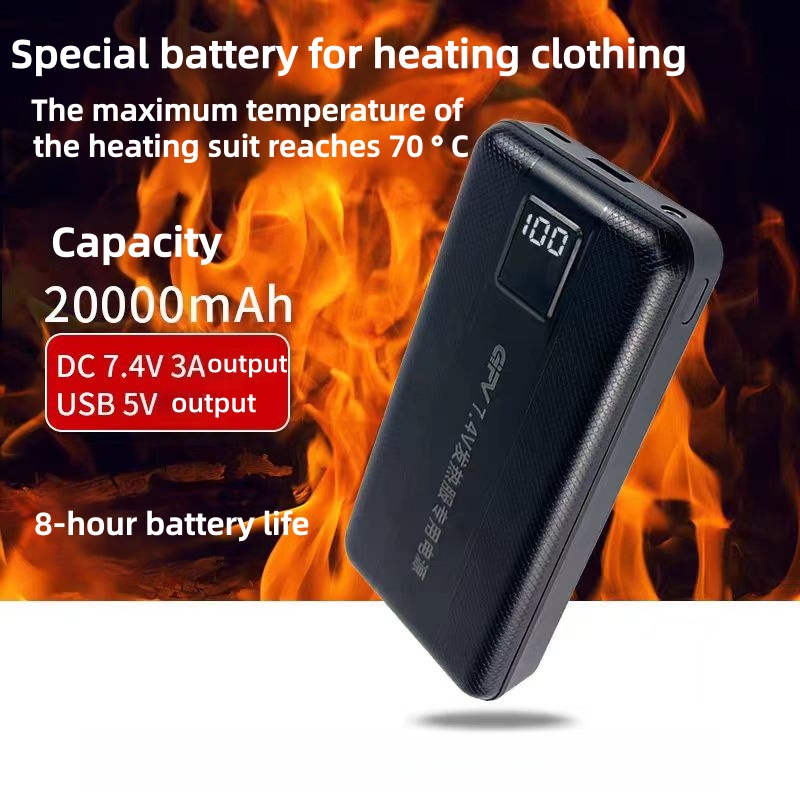 Neue große Kapazität 7,4 V/3 A – Heated Vest Battery Bewertung und Preis