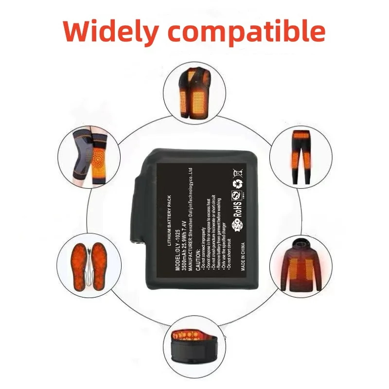 Neuer hochwertiger wiederaufla – Heated Vest Battery Bewertung und Preis