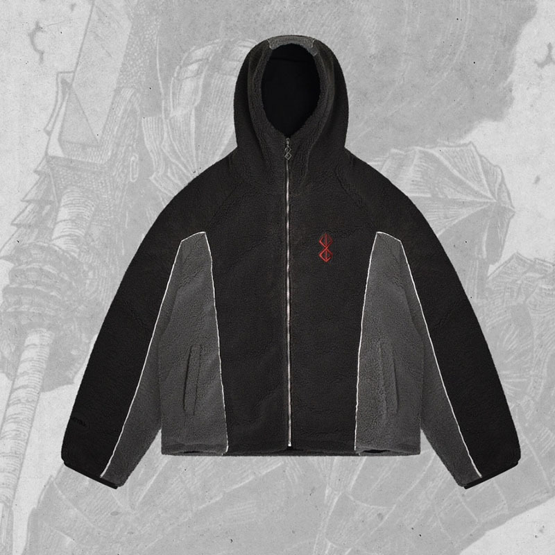 Unisex Farbblock-Sherpa-Fleece – Sherpa Hoodie Fleece Bewertung und Preis