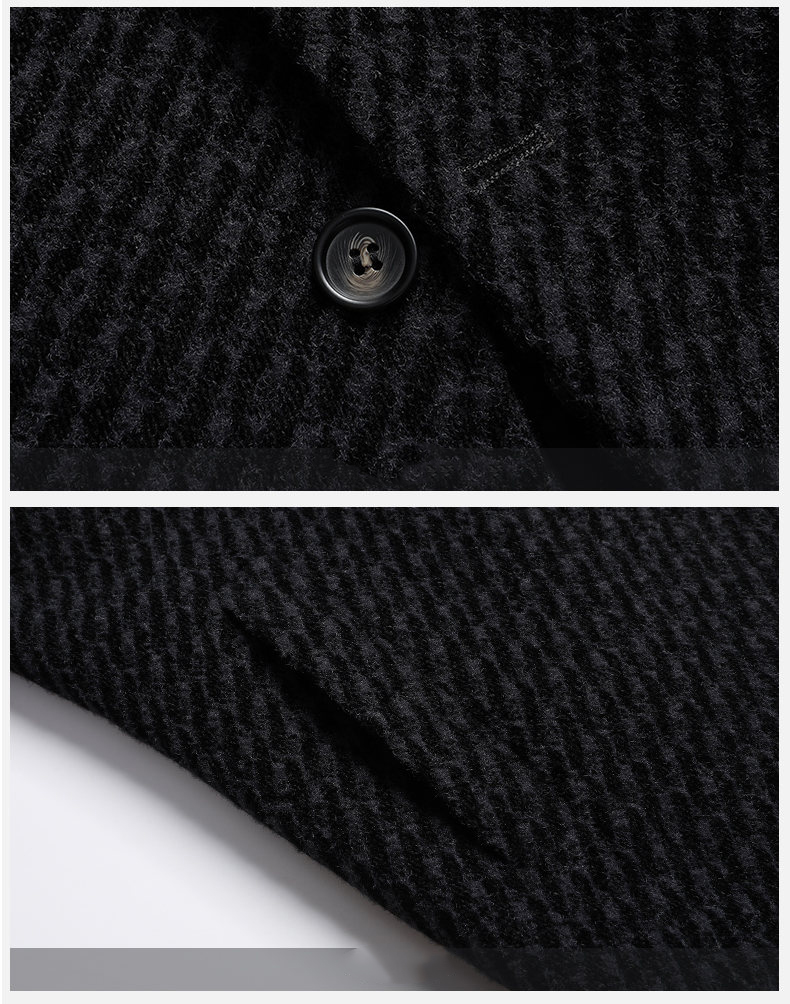 Langen Mantel Männer Herren Wo – Wool Coat Peacoat Bewertung und Preis