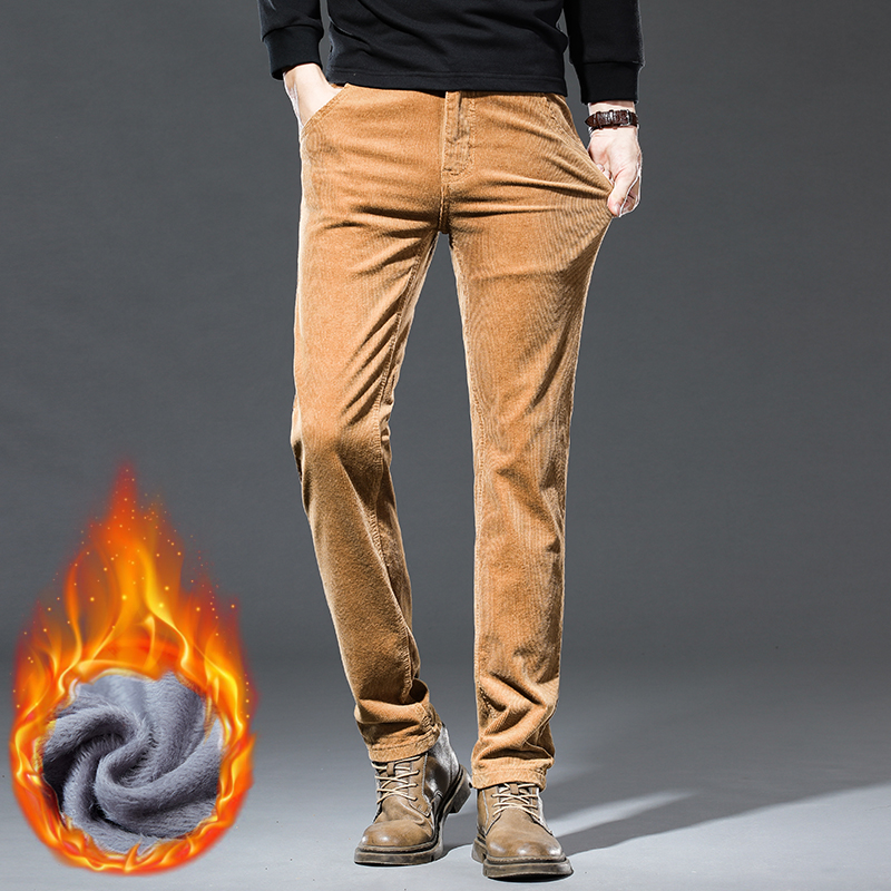 Winter Neue männer Cord Fleece – Corduroy Pant Warm Bewertung und Preis