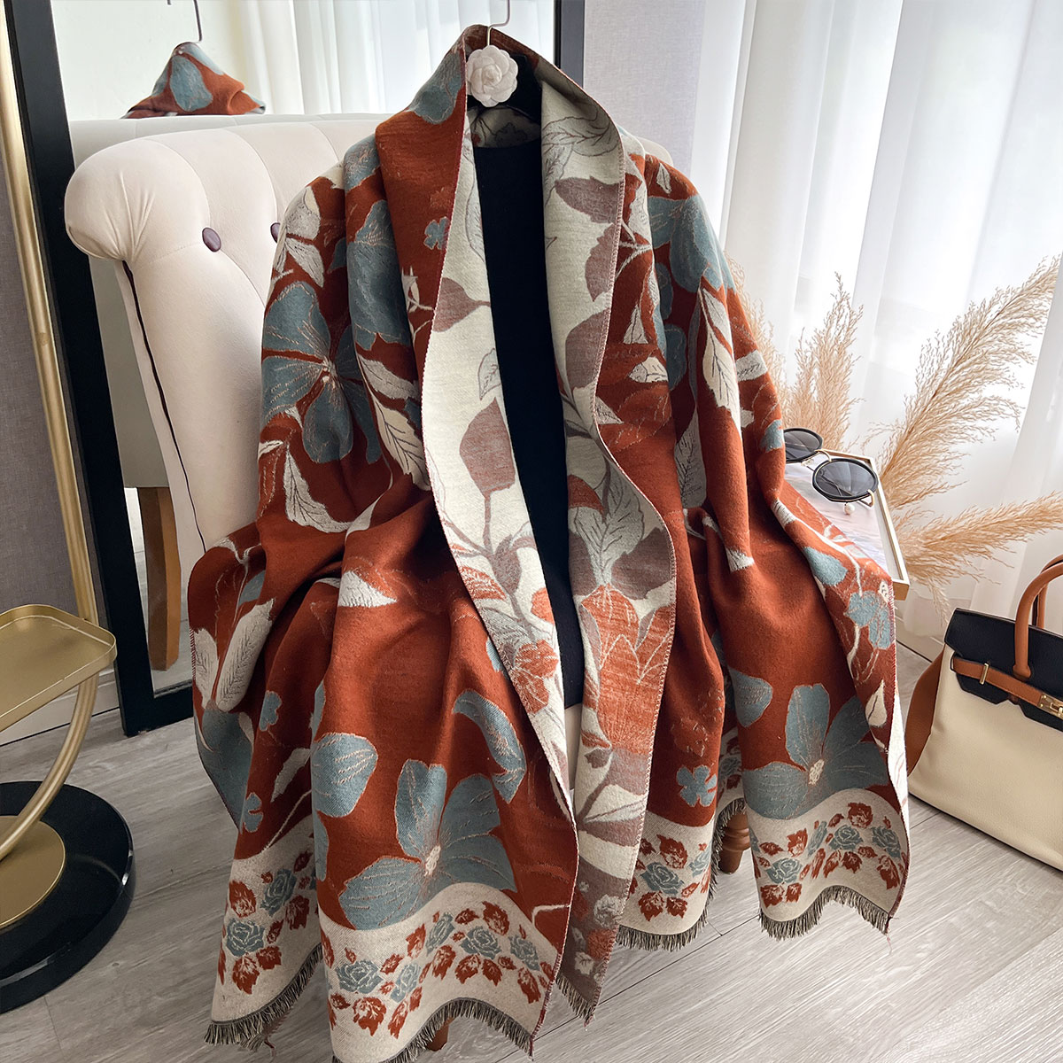 Frauen Verdicken Luxus Winter  – Cashmere Pashmina Wrap Bewertung und Preis
