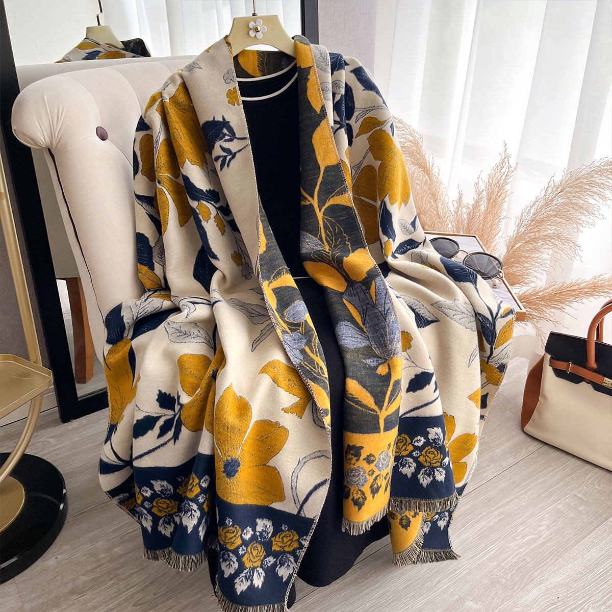 Frauen Verdicken Luxus Winter  – Cashmere Pashmina Wrap Bewertung und Preis