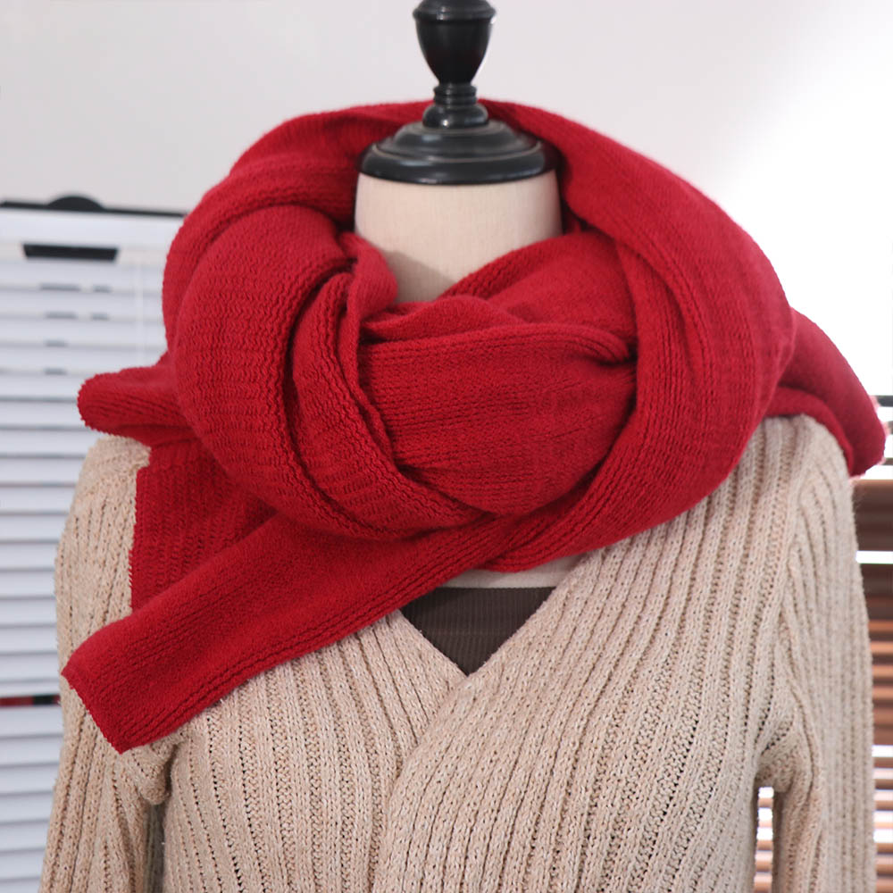 Hochwertiger Einfarbiger Herre – Wool Scarf Men Bewertung und Preis