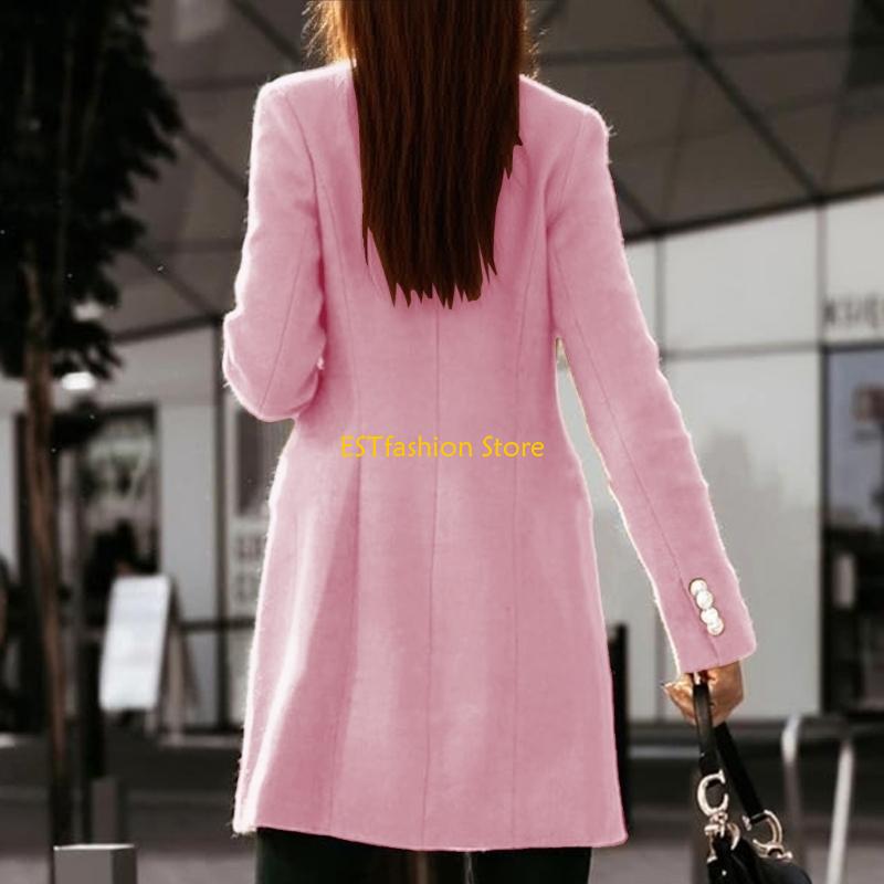 Y5GC Damen Herbst-Winter-Wollm – Wool Coat Peacoat Bewertung und Preis