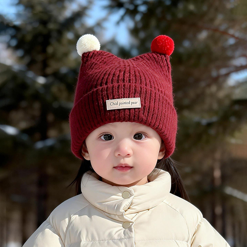 Gestrickte Mütze für Babys von – Knit Beanie Hat Warm Bewertung und Preis