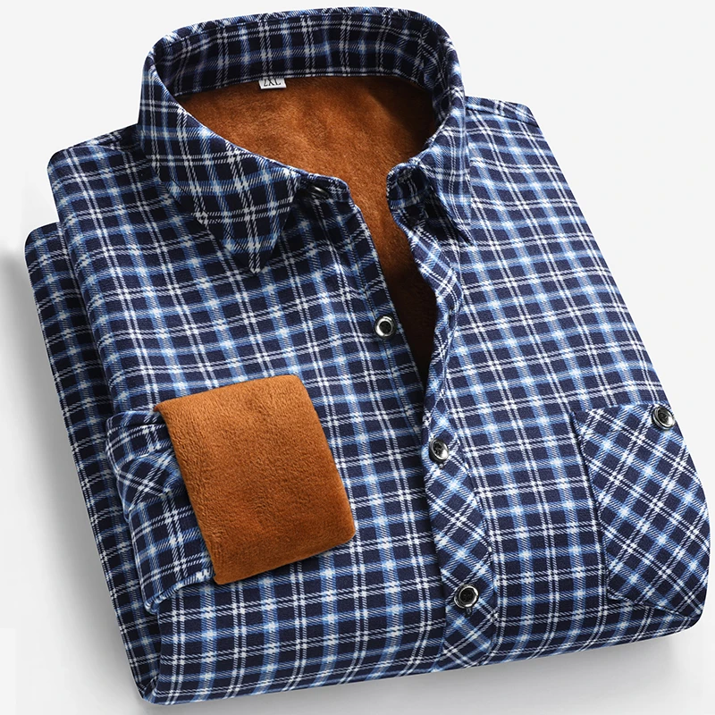 2026 Herbst und Winter Herren  – Flannel Shirt Lined Bewertung und Preis
