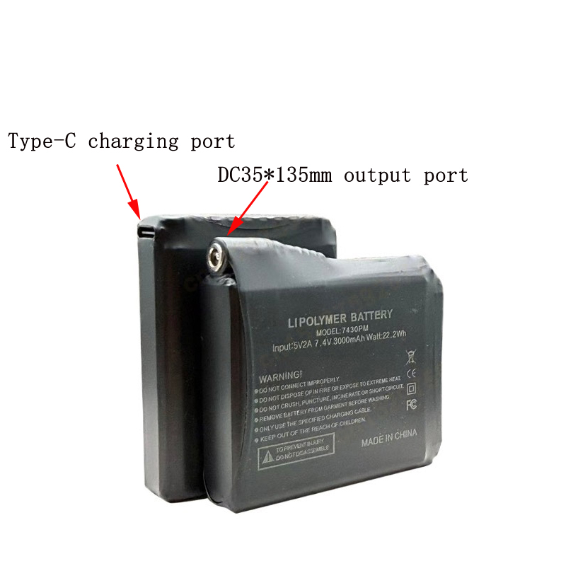 7,4 V 3000 mah Beheizte Handsc – Heated Vest Battery Bewertung und Preis