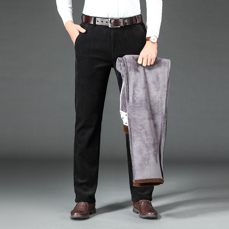 Winter männer Fleece Cord Hose – Corduroy Pant Warm Bewertung und Preis