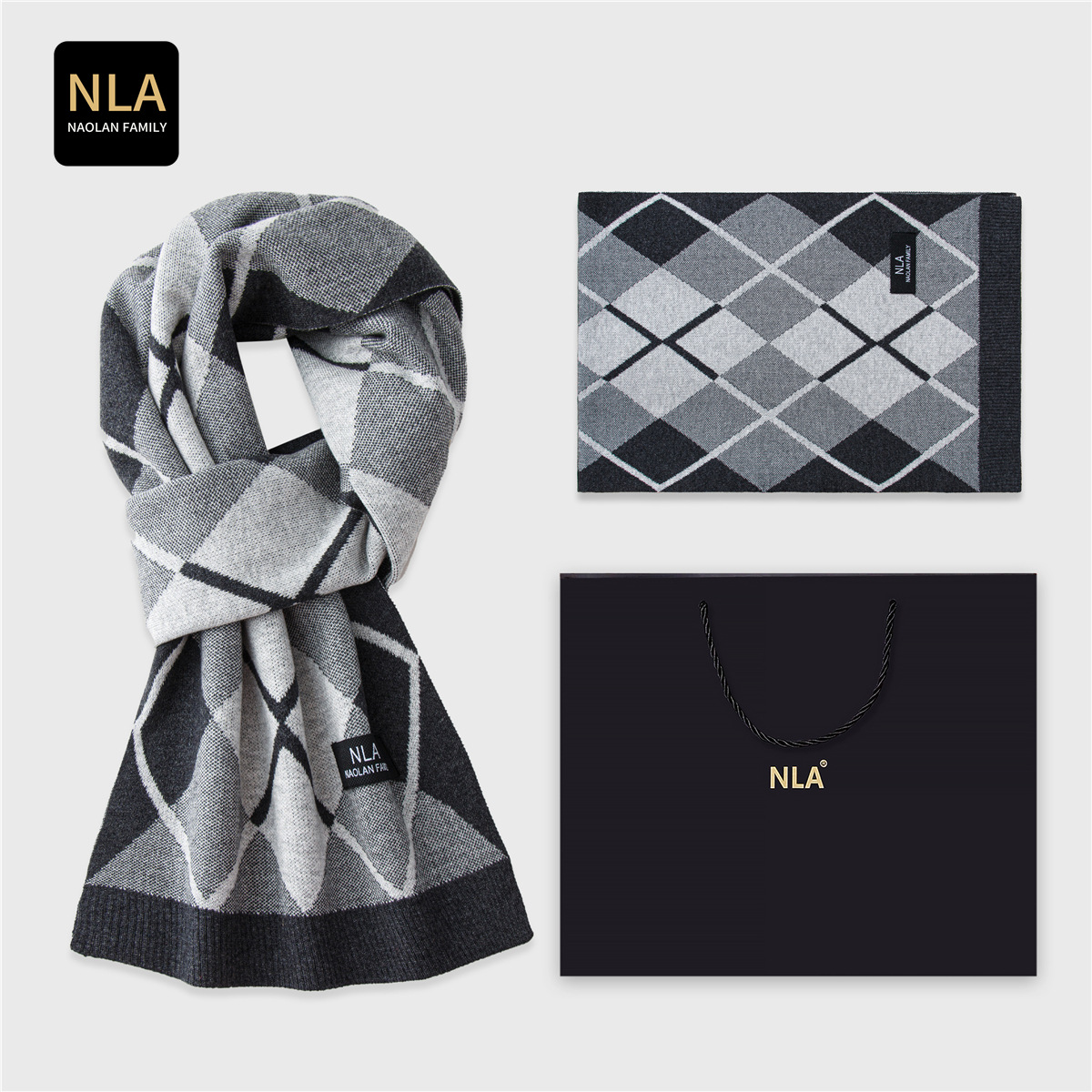 Geschenkbox gestrickter Herren – Wool Scarf Men Bewertung und Preis