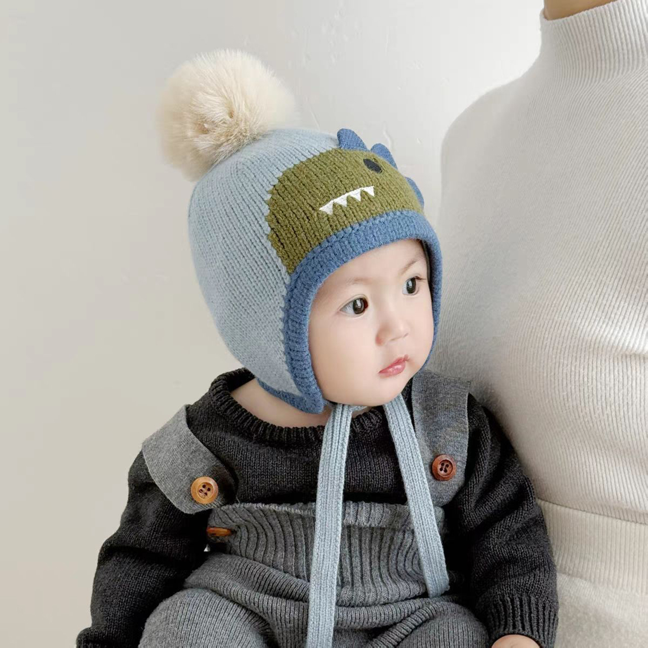 Niedliche Cartoon-Tiere Pompom – Knit Beanie Hat Warm Bewertung und Preis