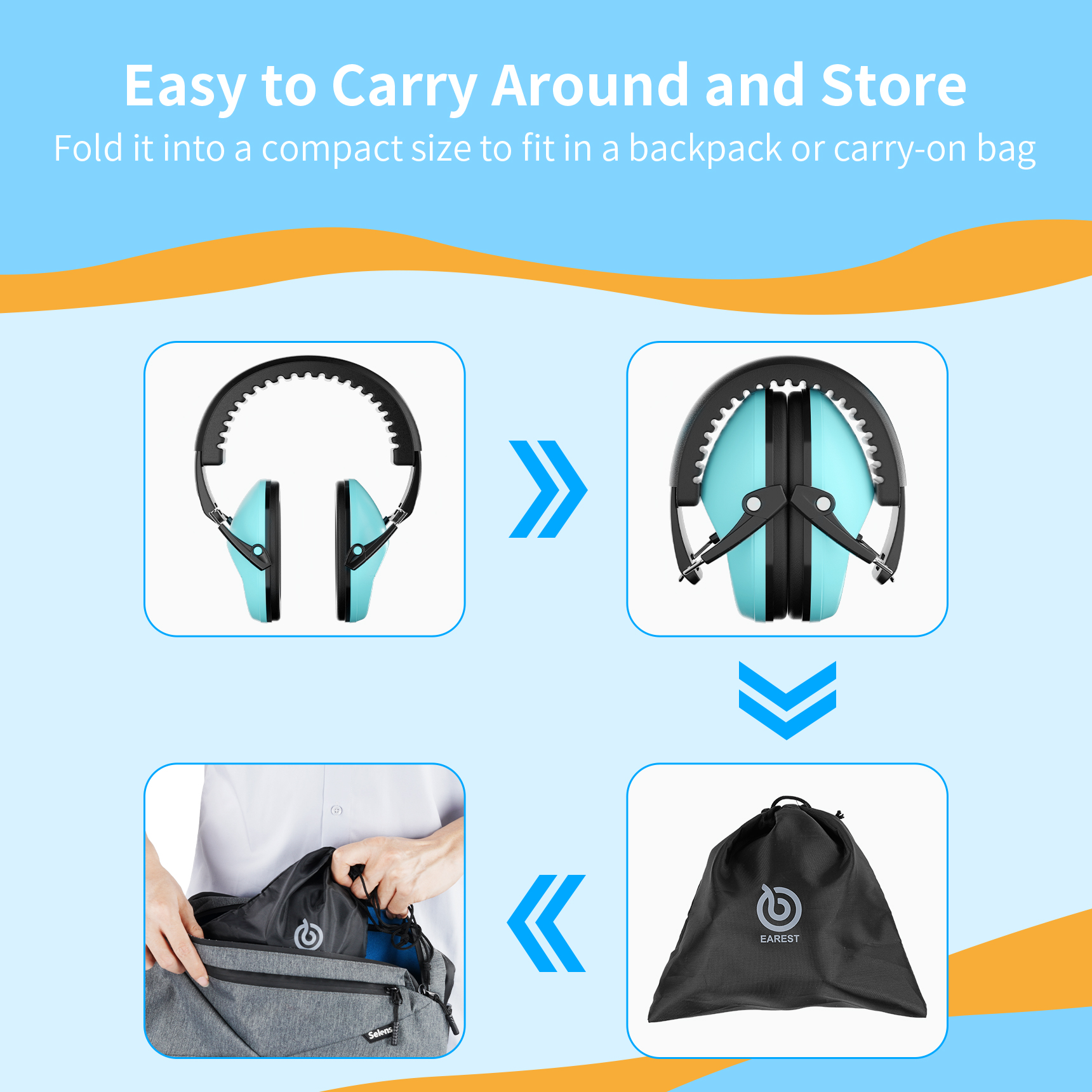 Kopfhörer mit NRR 20 dB Lärmre – Earmuffs Foldable Bewertung und Preis