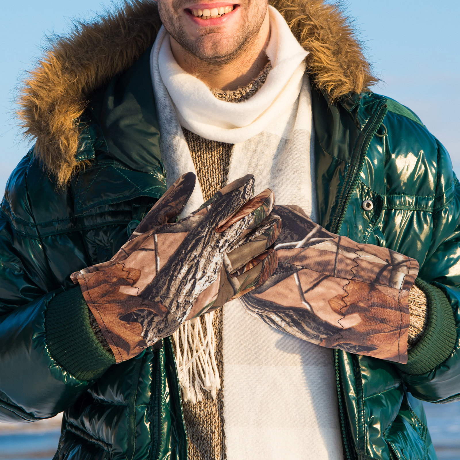 Tarnfarben-Winter-Wasserdichte – Snow Glove Insulated Bewertung und Preis