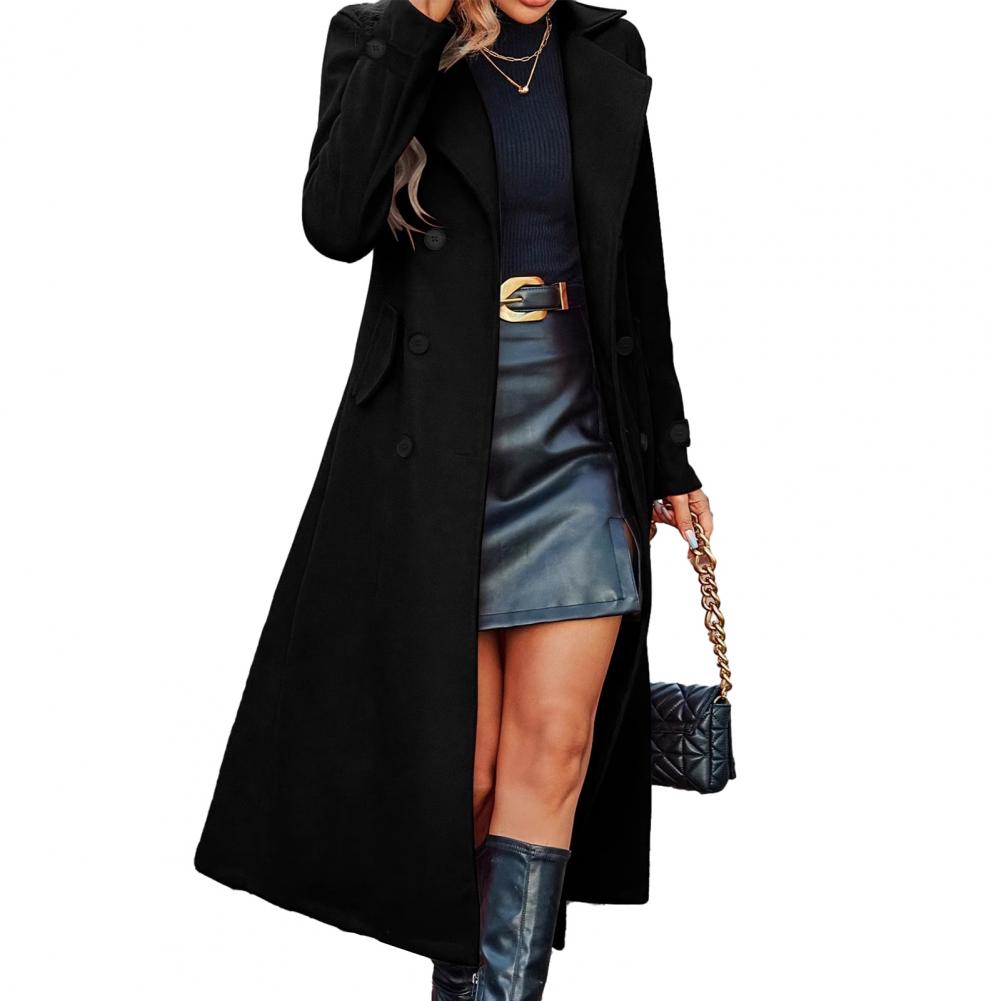 Herbstmantel Damen Langer Woll – Wool Coat Peacoat Bewertung und Preis