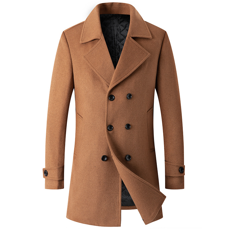 Zweireiher Mantel Männer Peaco – Wool Coat Peacoat Bewertung und Preis