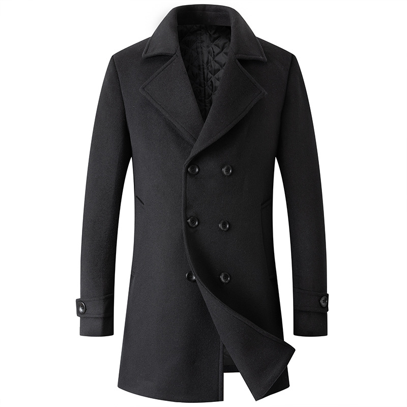 Zweireiher Mantel Männer Peaco – Wool Coat Peacoat Bewertung und Preis