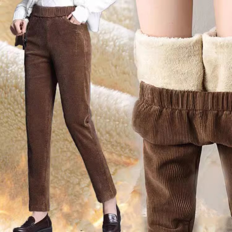 1 stücke Frauen Herbst Winter  – Corduroy Pant Warm Bewertung und Preis