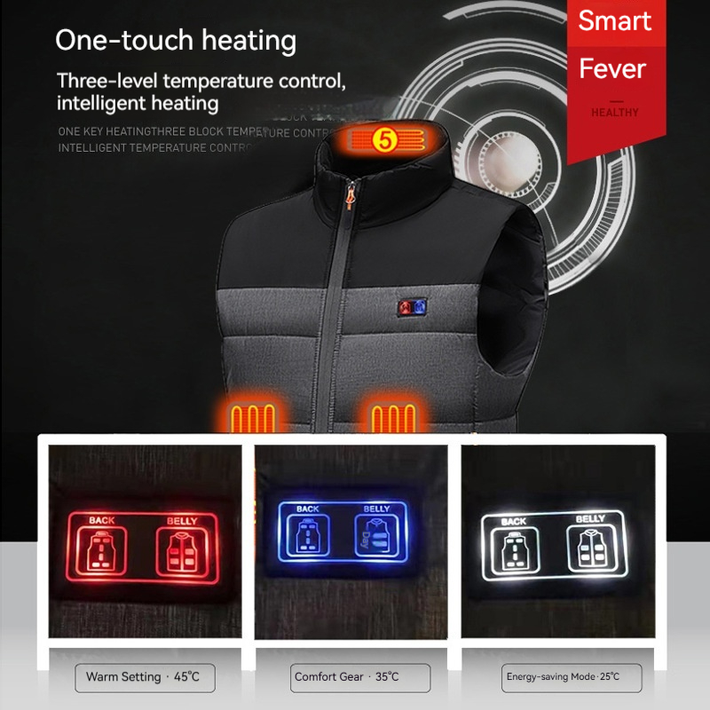 2025 Neue beheizte Weste für M – Heated Vest Battery Bewertung und Preis