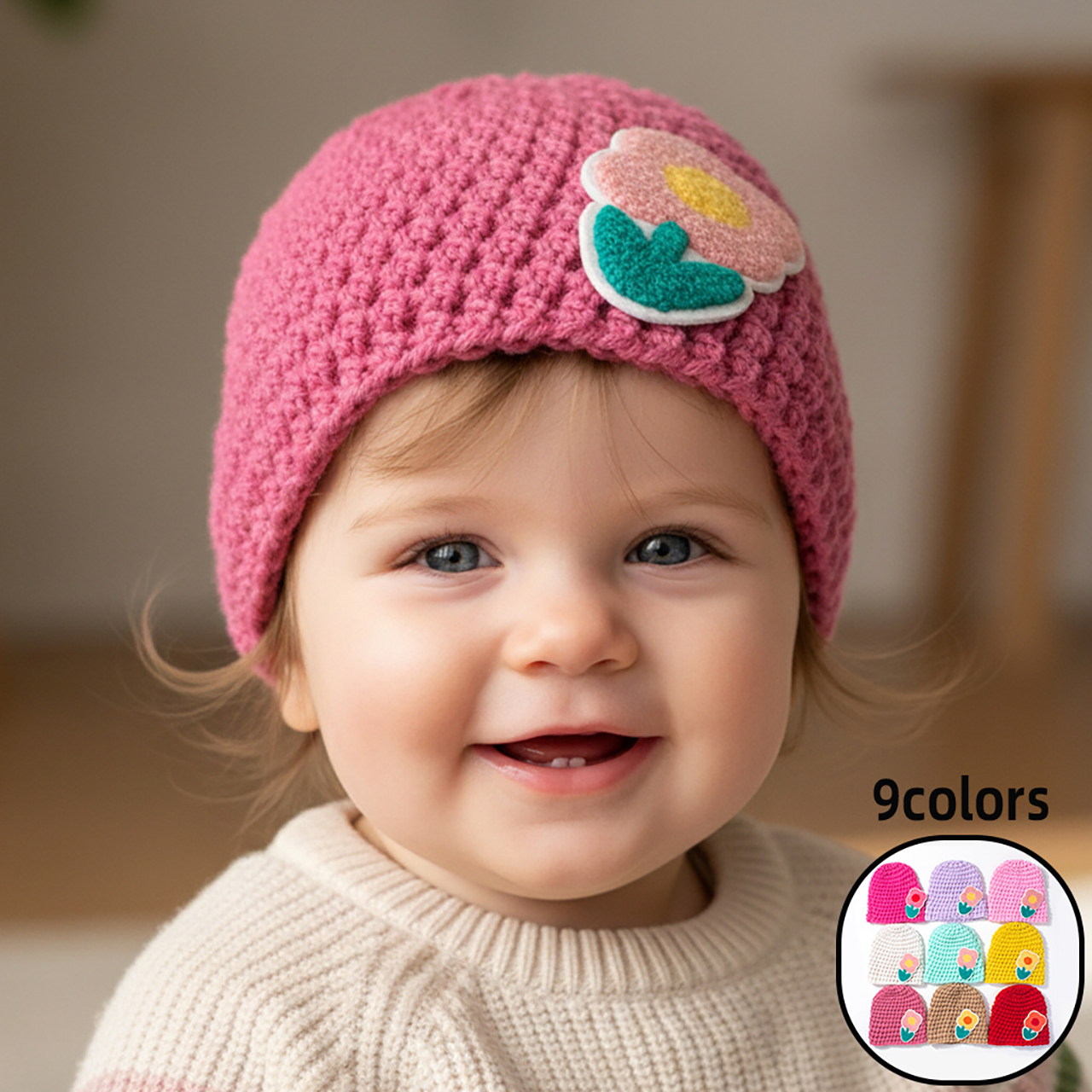 0-3 Jahre Neugeborenen Strickm – Knit Beanie Hat Warm Bewertung und Preis